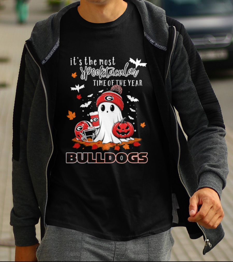 Georgia Bulldogs Halloween Ghost Wonderful Time Football Fan 2026 T-Shirt