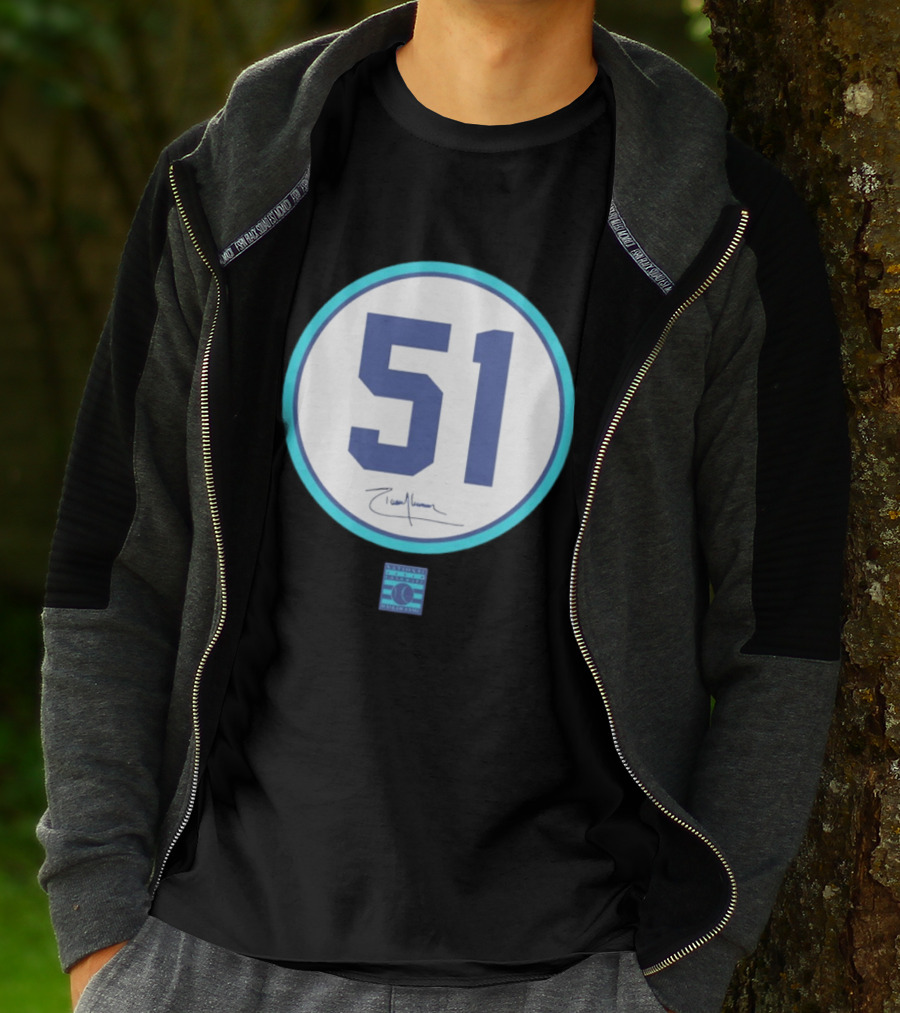 Randy Johnson Seattle Mariners 51 2015 National Baseball Hall Of Fame Induction T-Shirt