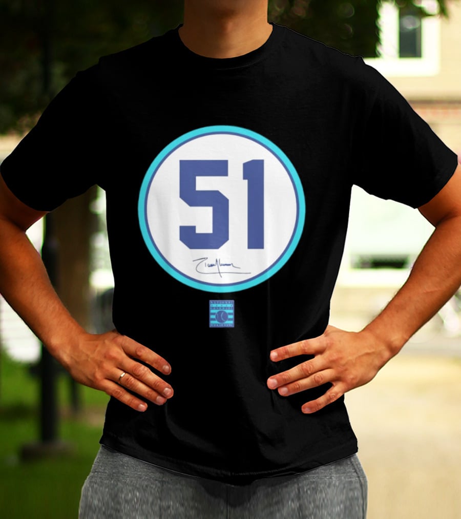Randy Johnson Seattle Mariners 51 2015 National Baseball Hall Of Fame Induction T-Shirt