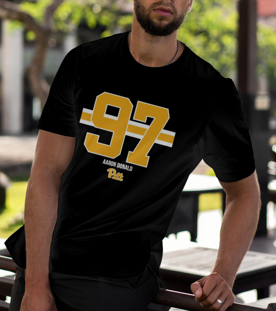 Aaron Donald 97 Pitt Panthers Football T-Shirt