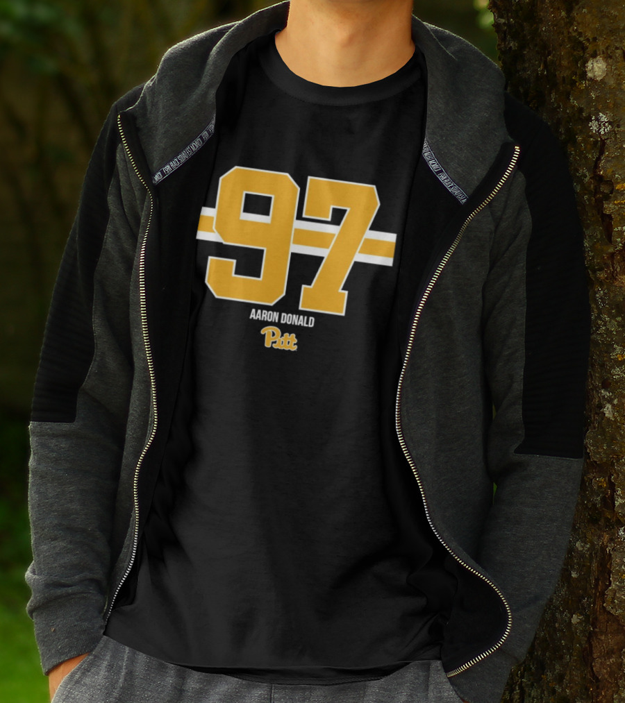 Aaron Donald 97 Pitt Panthers Football T-Shirt