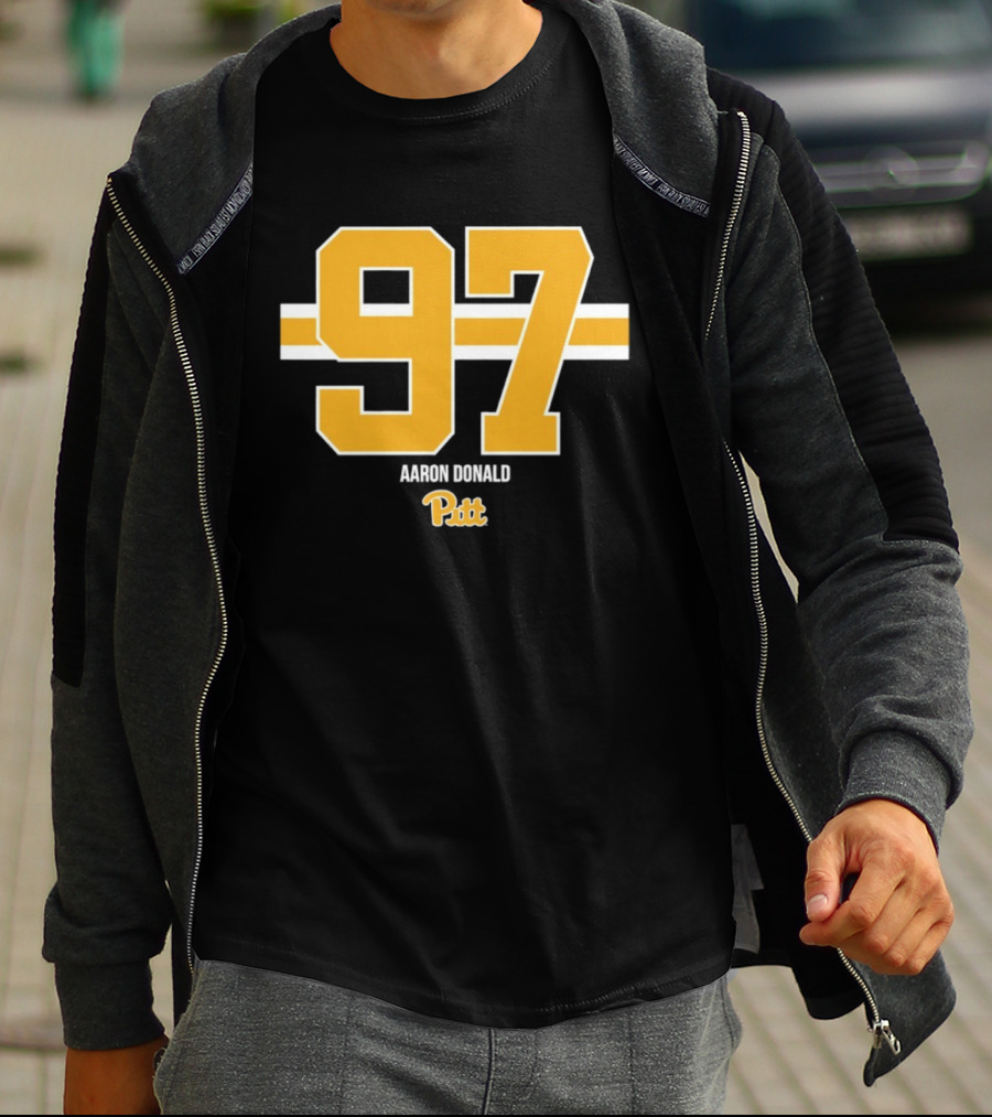 Aaron Donald 97 Pitt Panthers Football T-Shirt