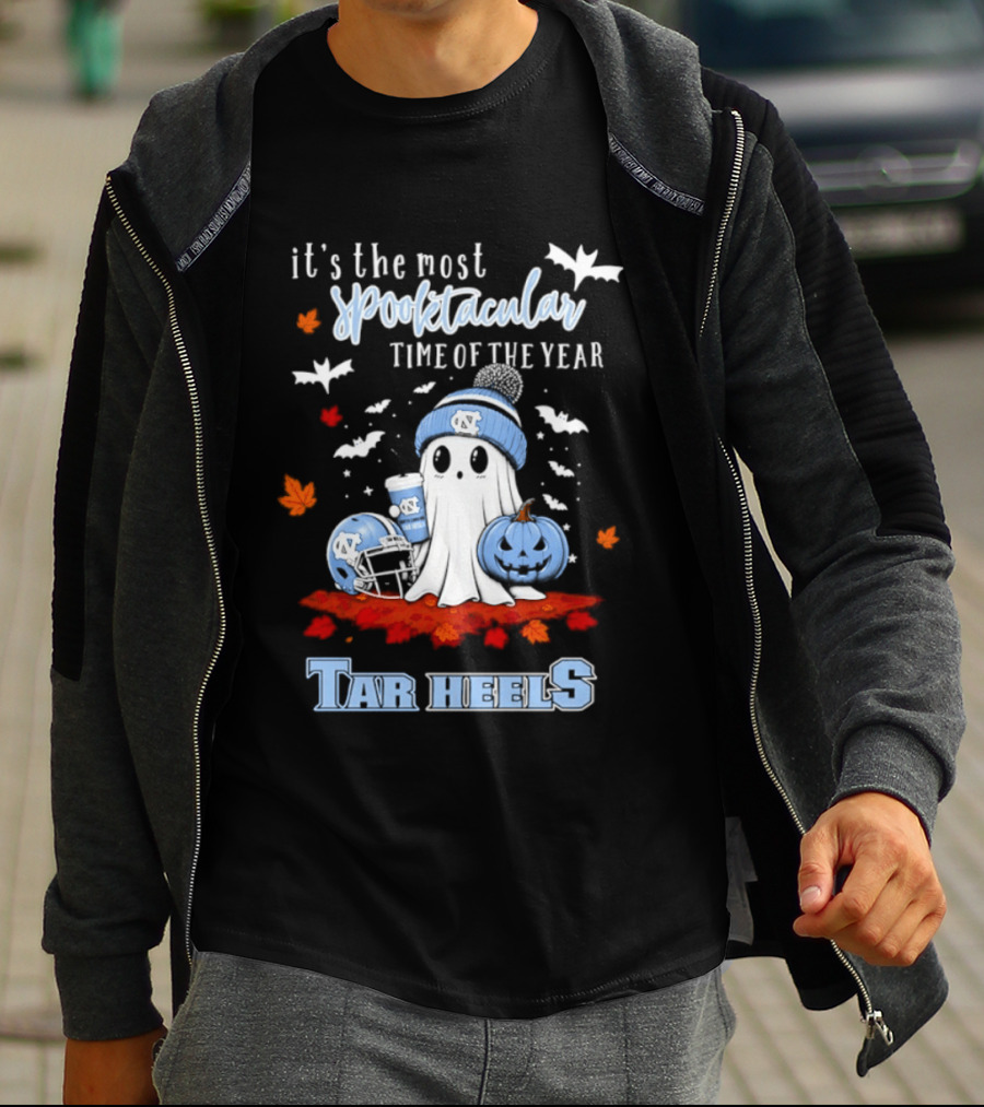 North Carolina Tar Heels Ghost Spooktacular Halloween 2026 Celebration T-Shirt