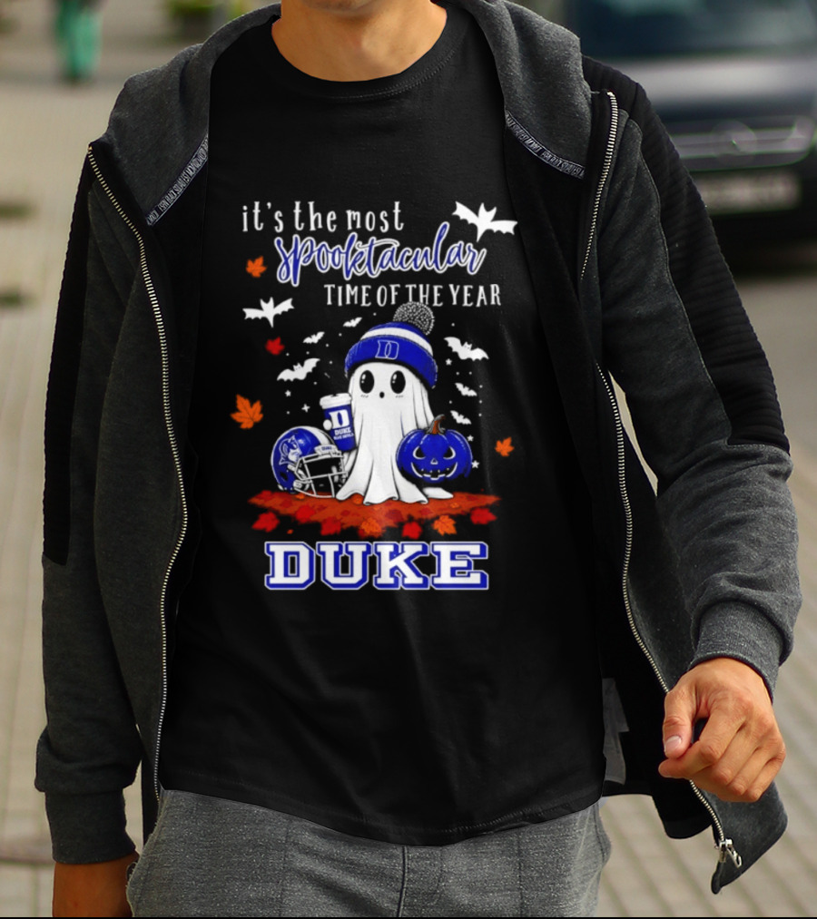 Duke Blue Devils Halloween Ghost Spooktacular Time Of The Year 2026 T-Shirt
