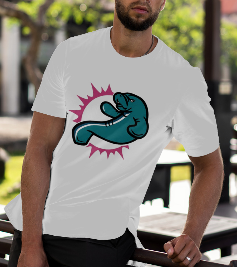 GTA VI Vice City Manatees Miami Dolphins Mashup T-Shirt