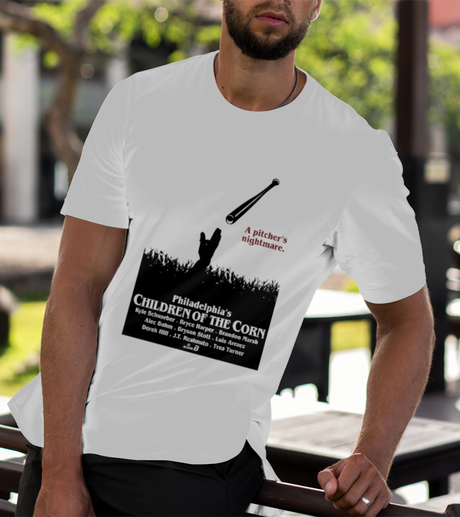 Philadelphia Phillies A Pitcher's Nightmare Children Of The Corn T-Shirt