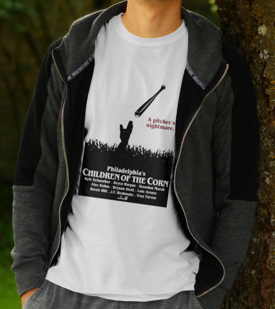 Philadelphia Phillies A Pitcher's Nightmare Children Of The Corn T-Shirt