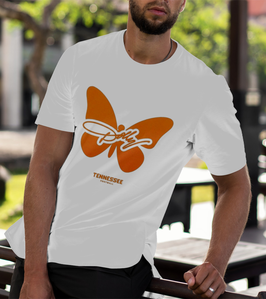 Tennessee Vols Dolly Butterfly Football T-Shirt