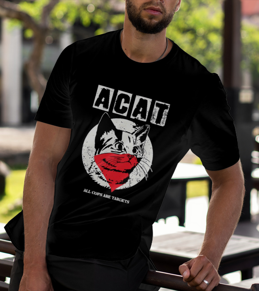 ACAT All Cops Are Targets Cat Bandana T-Shirt