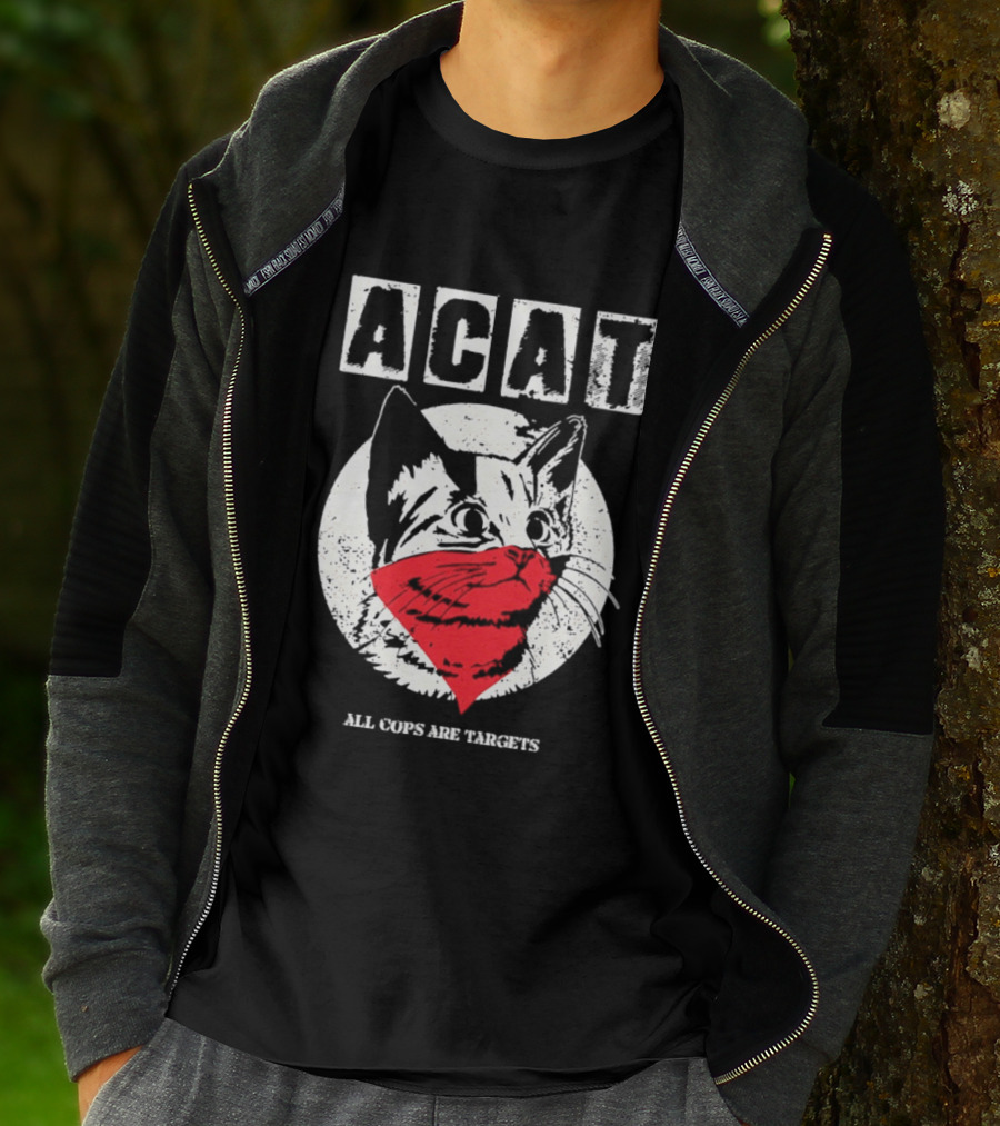 ACAT All Cops Are Targets Cat Bandana T-Shirt