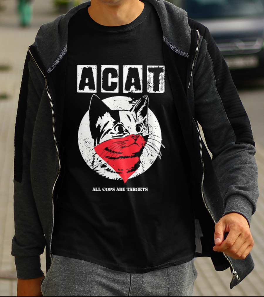 ACAT All Cops Are Targets Cat Bandana T-Shirt