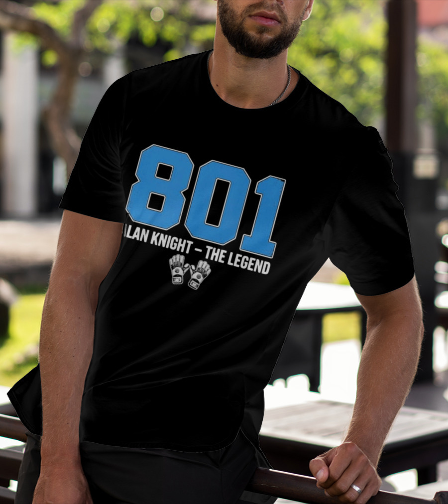 801 Alan Knight The Legend With Iconic Goalie Gloves T-Shirt