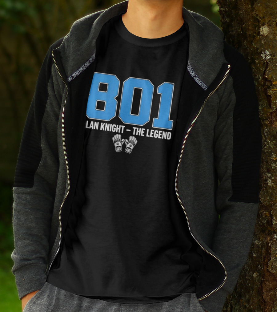801 Alan Knight The Legend With Iconic Goalie Gloves T-Shirt