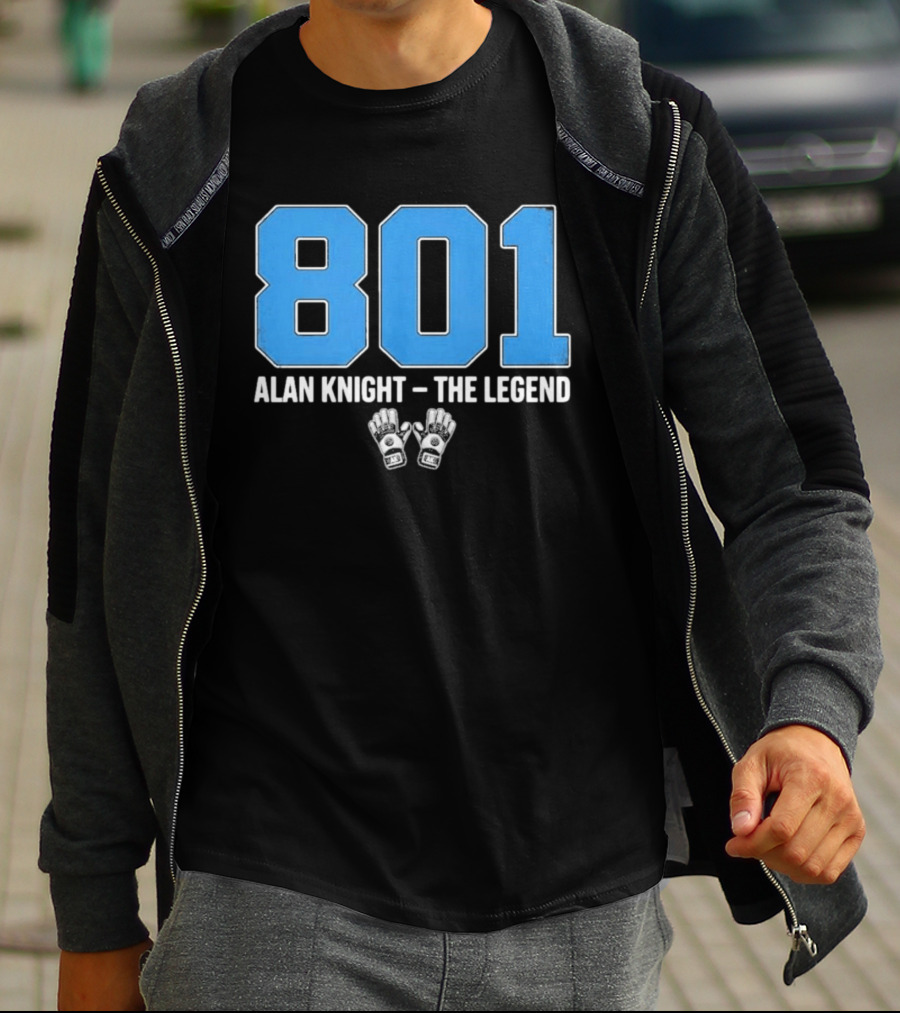 801 Alan Knight The Legend With Iconic Goalie Gloves T-Shirt
