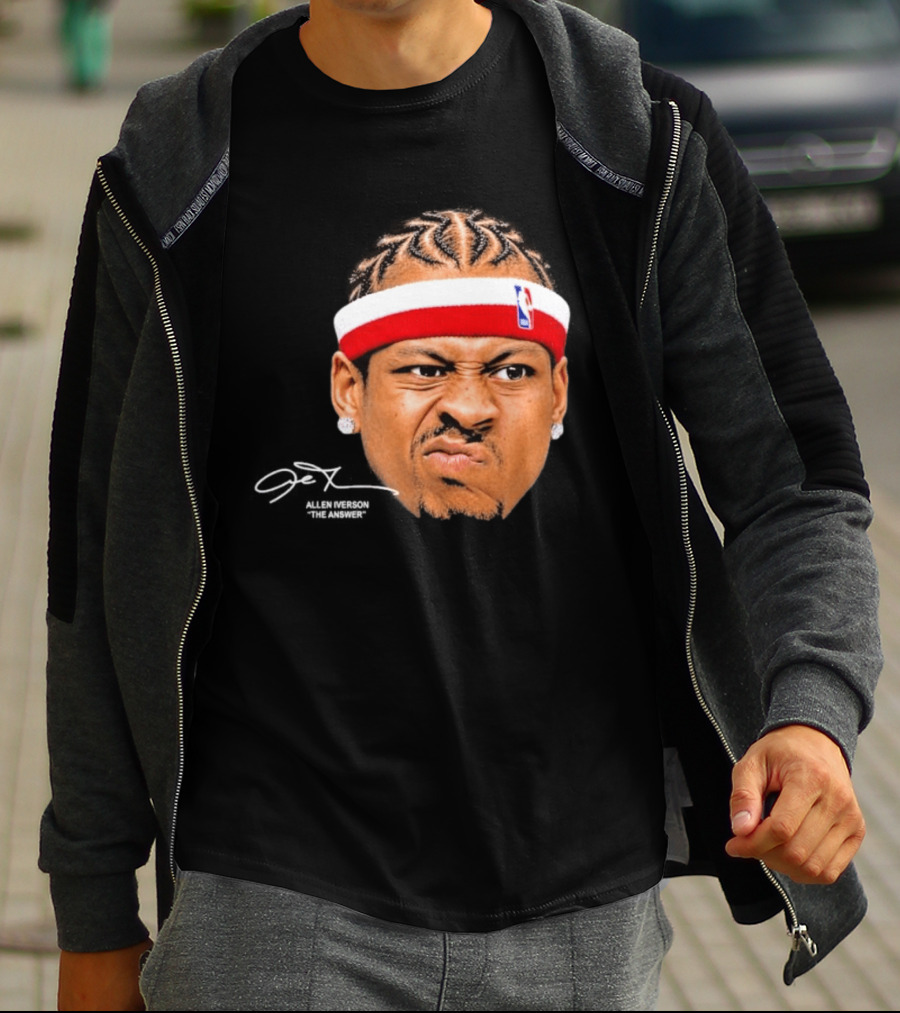 Allen Iverson The Answer NBA Headband T-Shirt