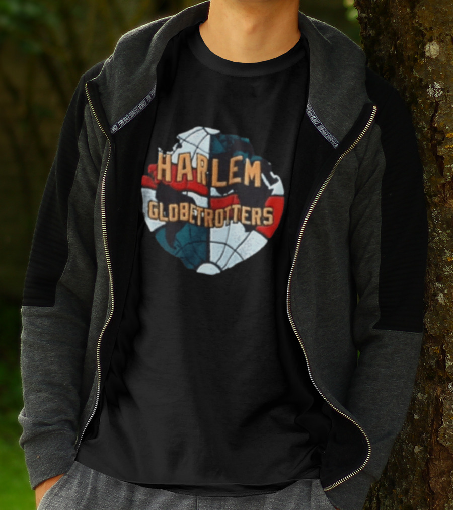 Harlem Globetrotters Basketball Globe T-Shirt