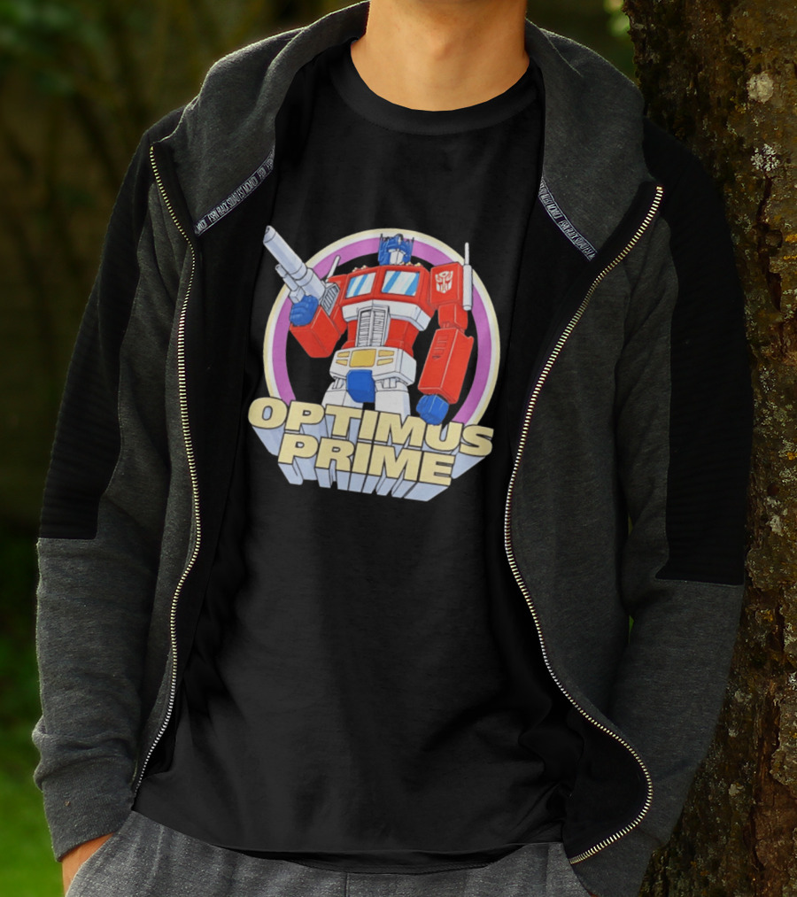 Optimus Prime Classic Animation Retro 80s T-Shirt