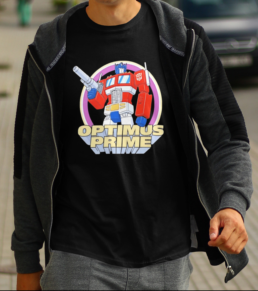 Optimus Prime Classic Animation Retro 80s T-Shirt