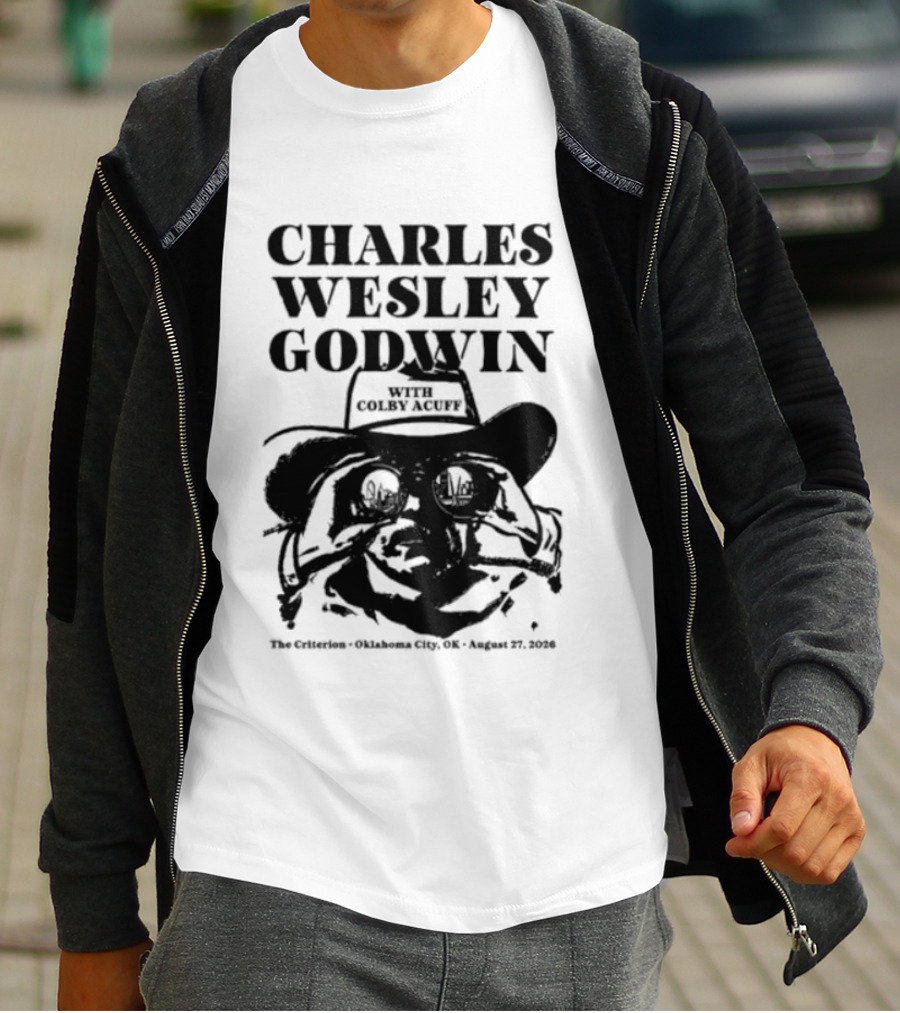 Charles Wesley Godwin And Colby Acuff Live At The Criterion Oklahoma City August 27 2026 T-Shirt