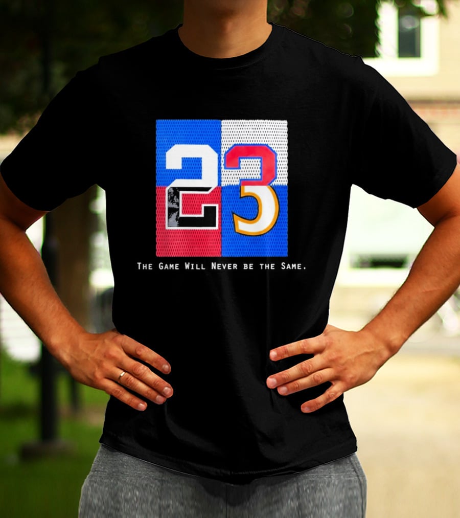 Shota Imanaga 23 The Game Will Never Be The Same Colorful Number Mashup T-Shirt