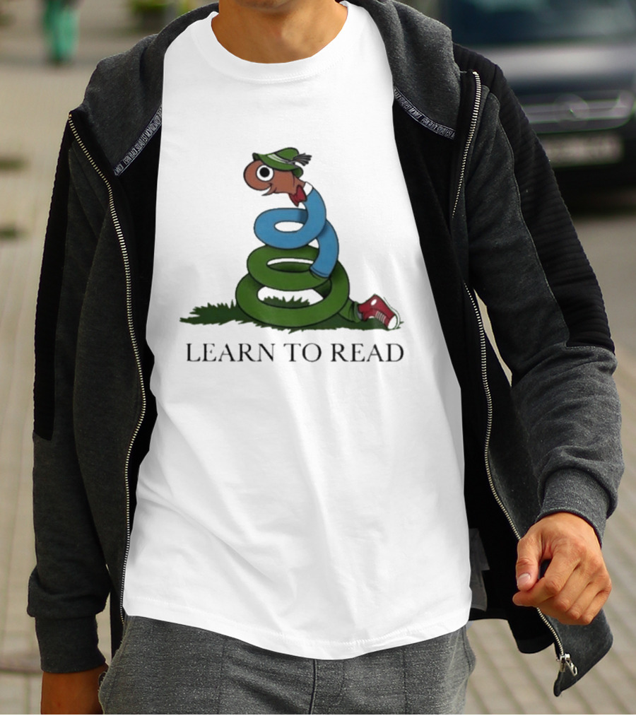 Learn To Read Alphabet Character With Hat And Sneakers T-Shirt