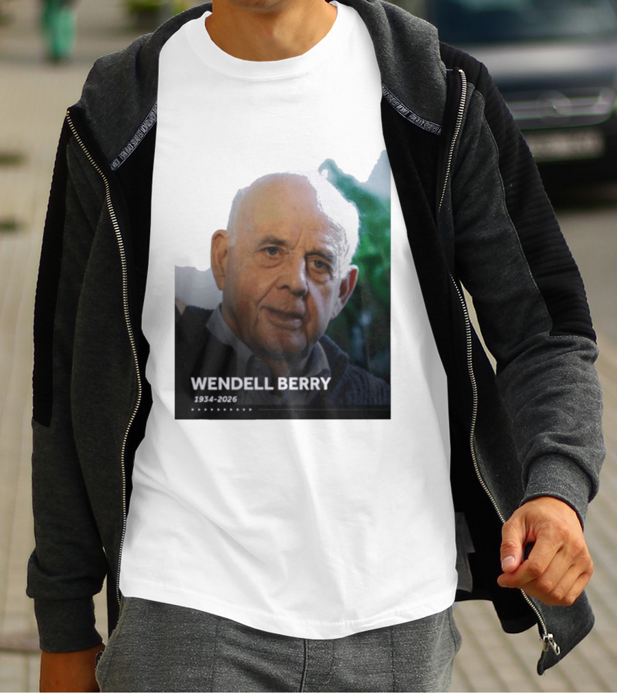 Wendell Berry 1934 2026 Commemorative T-Shirt
