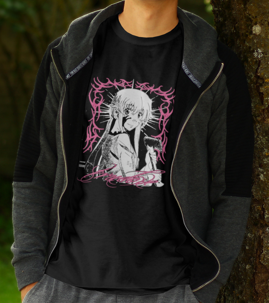 Awesome Yuno Gasai True Love Future Diary Anime Romantic Fan Favorite T-Shirt
