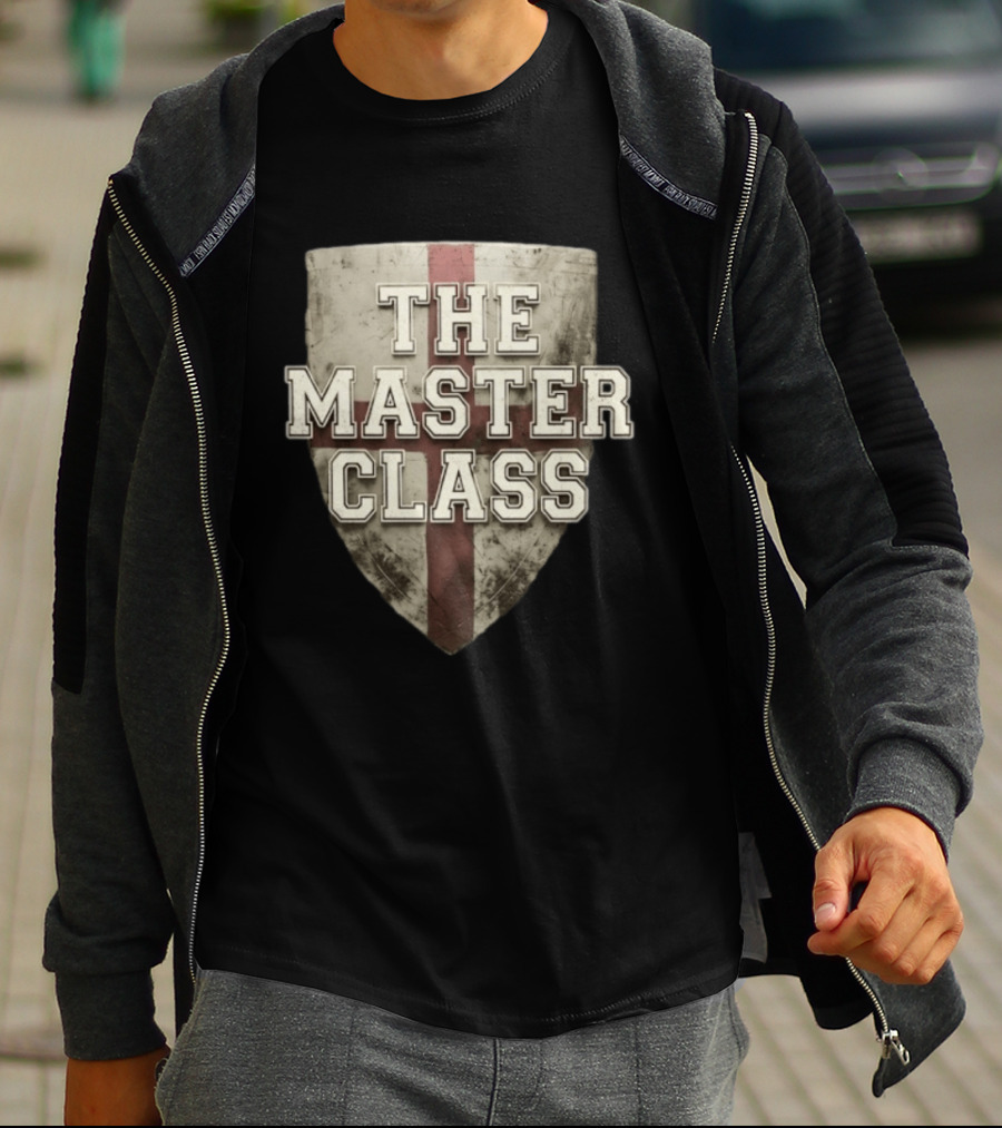 The Master Class Shield Emblem With Cross T-Shirt