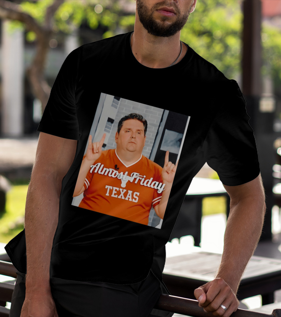Almost Friday Texas Longhorn Hook 'EM T-Shirt
