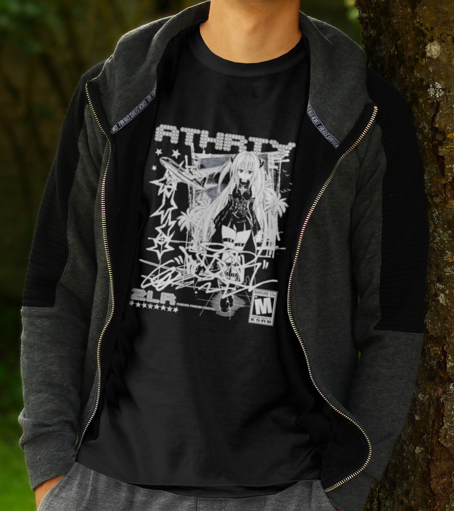 Athaty Zlr Mature 17+ Anime Girl Golden Darkness Forever T-Shirt