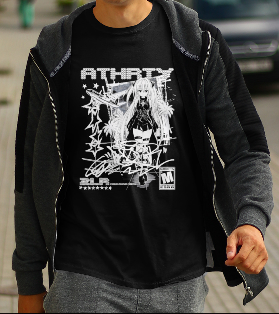 Athaty Zlr Mature 17+ Anime Girl Golden Darkness Forever T-Shirt