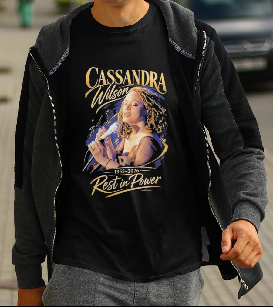 Cassandra Wilson 1955 2026 Rest In Power Jazz Legend T-Shirt