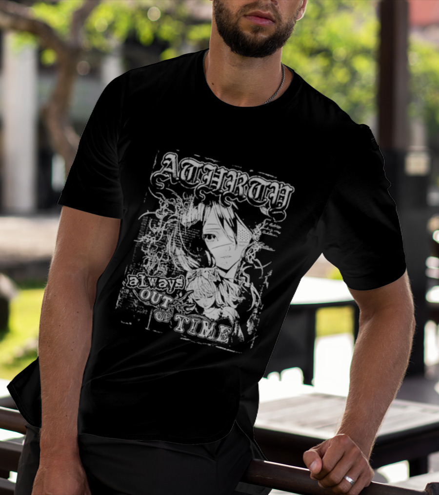 Atharty Always Out Of Time Anime Girl T-Shirt