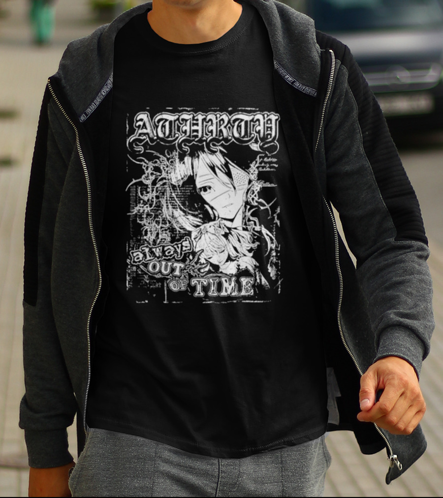 Atharty Always Out Of Time Anime Girl T-Shirt
