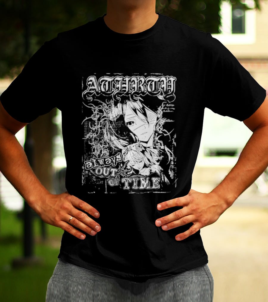 Atharty Always Out Of Time Anime Girl T-Shirt