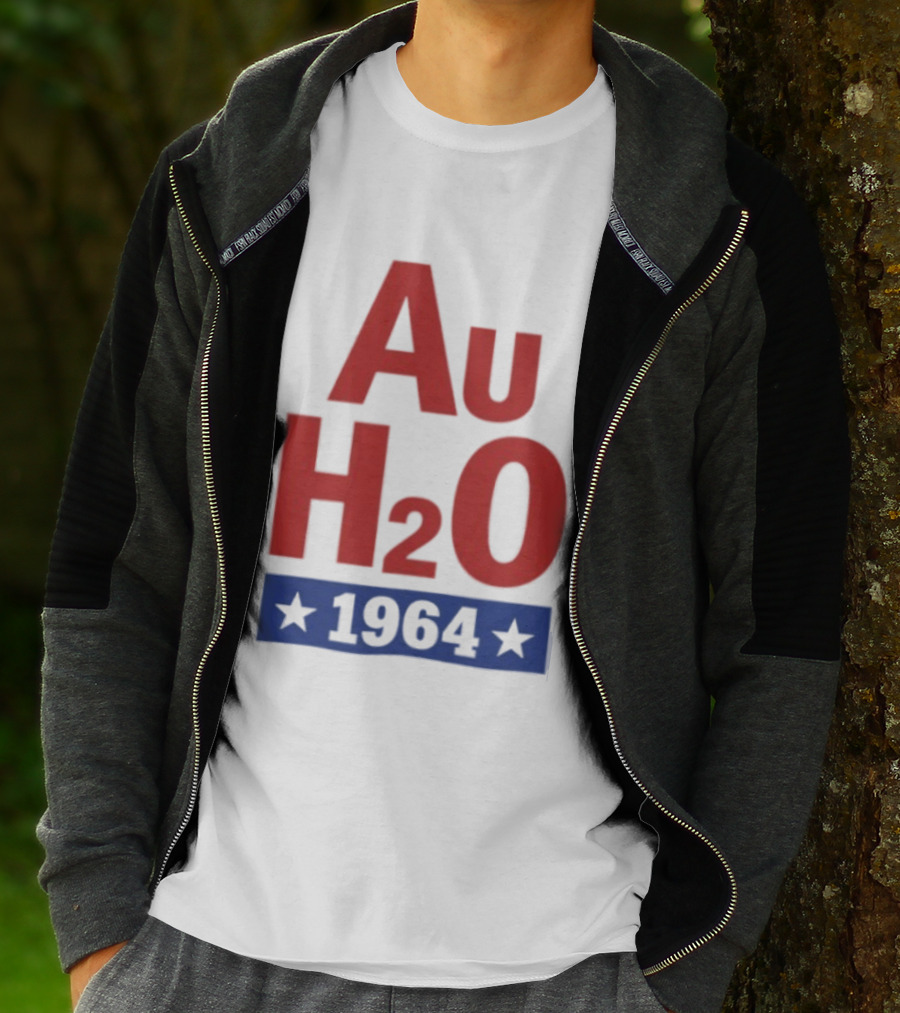 Au H2O 1964 Barry Goldwater Chemistry Political Campaign T-Shirt