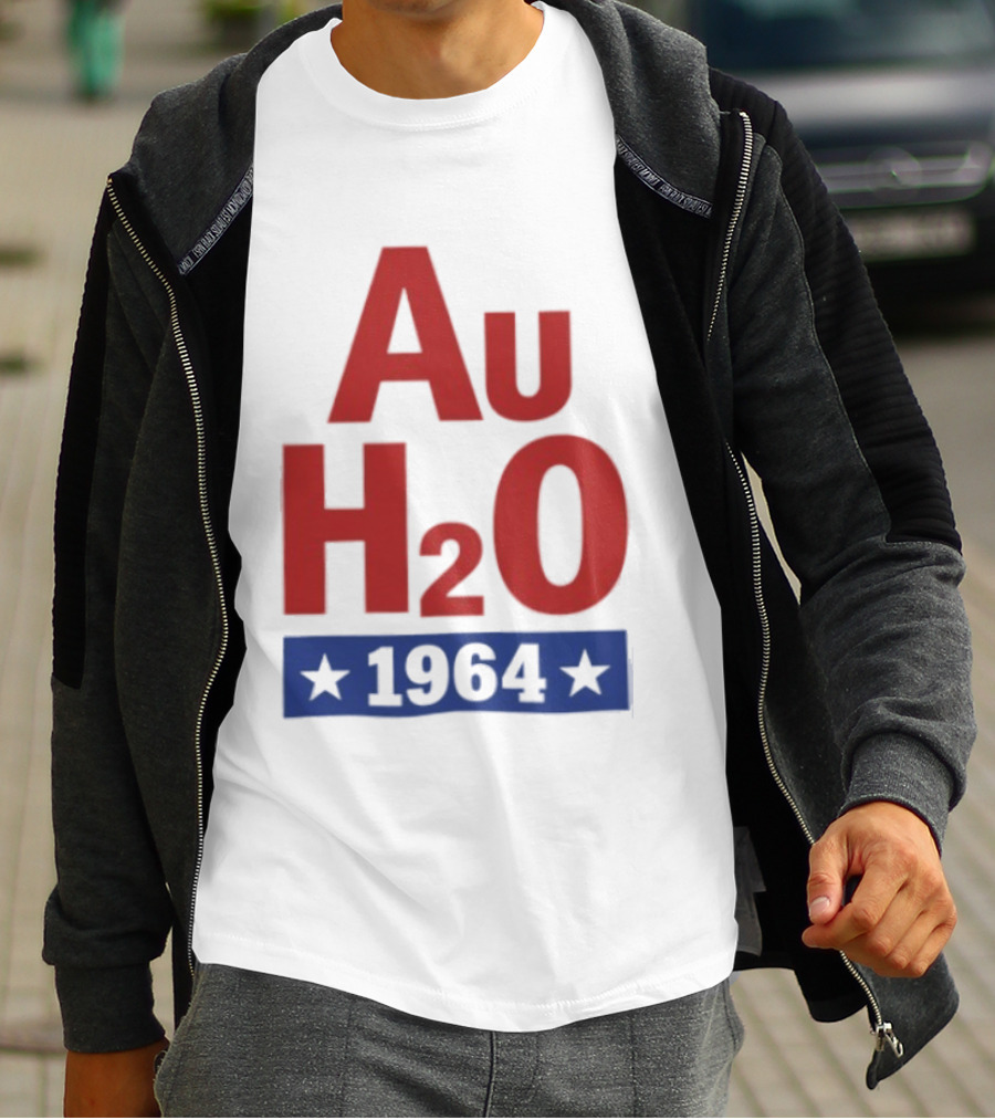 Au H2O 1964 Barry Goldwater Chemistry Political Campaign T-Shirt