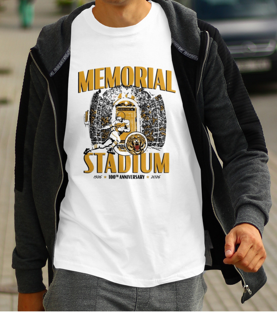 Memorial Stadium Missouri Tigers Football 100th Anniversary 1916 2016 T-Shirt