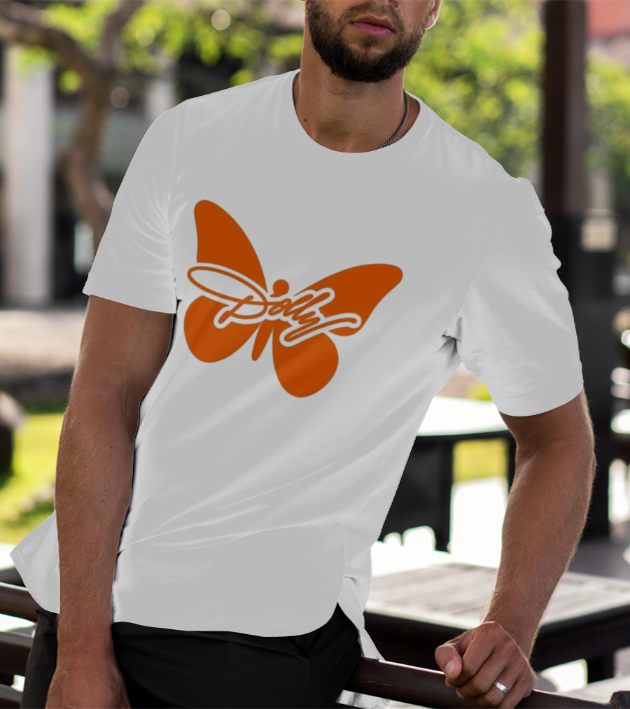 Dolly Parton Butterfly Orange Country Legend T-Shirt