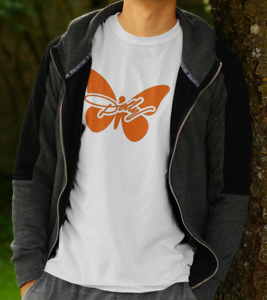 Dolly Parton Butterfly Orange Country Legend T-Shirt
