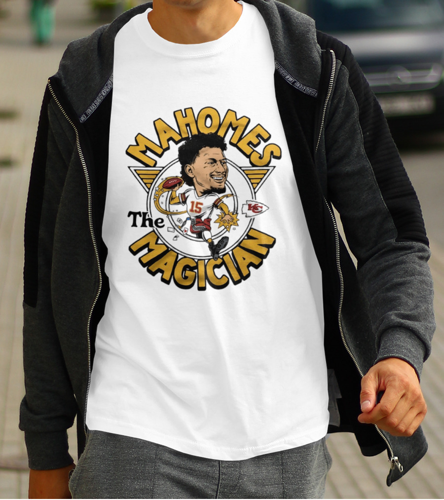 Mahomes Magician Kansas City Chiefs Caricature 15 T-Shirt