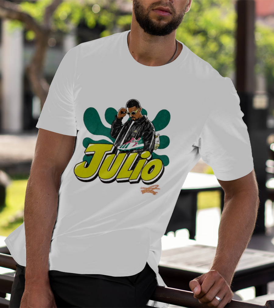 Julio Sneaker Style Hispanic Heritage Mariners T-Shirt