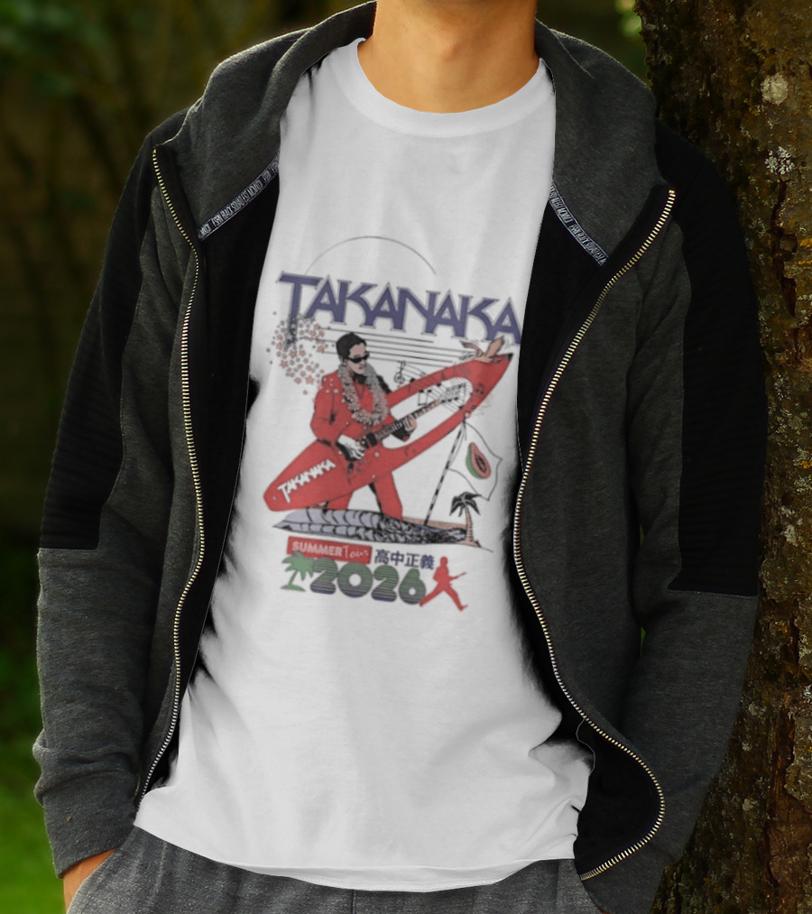 Takanaka Summer Tour 2026 Masayoshi Takanaka Guitar T-Shirt