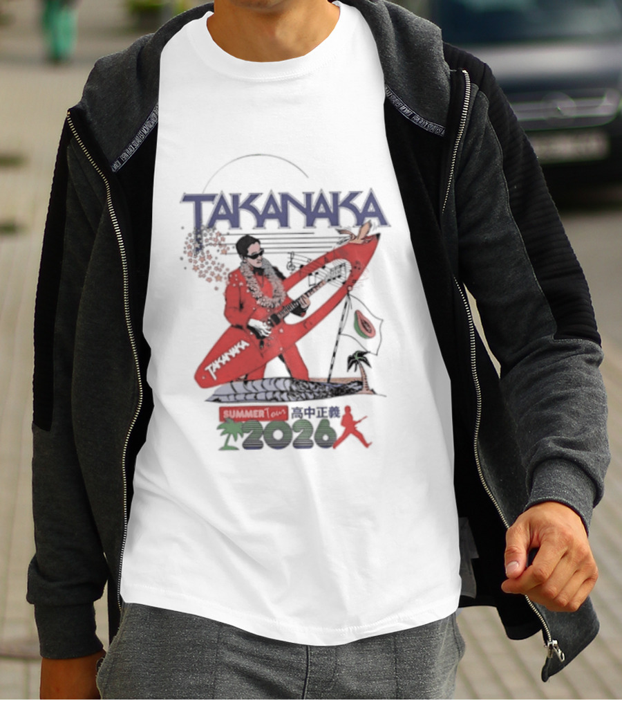 Takanaka Summer Tour 2026 Masayoshi Takanaka Guitar T-Shirt