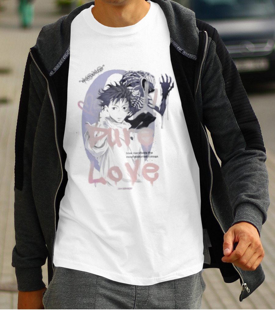 Yuta Okkotsu Pure Love Manifests Distorted Curses Womanizer Service T-Shirt