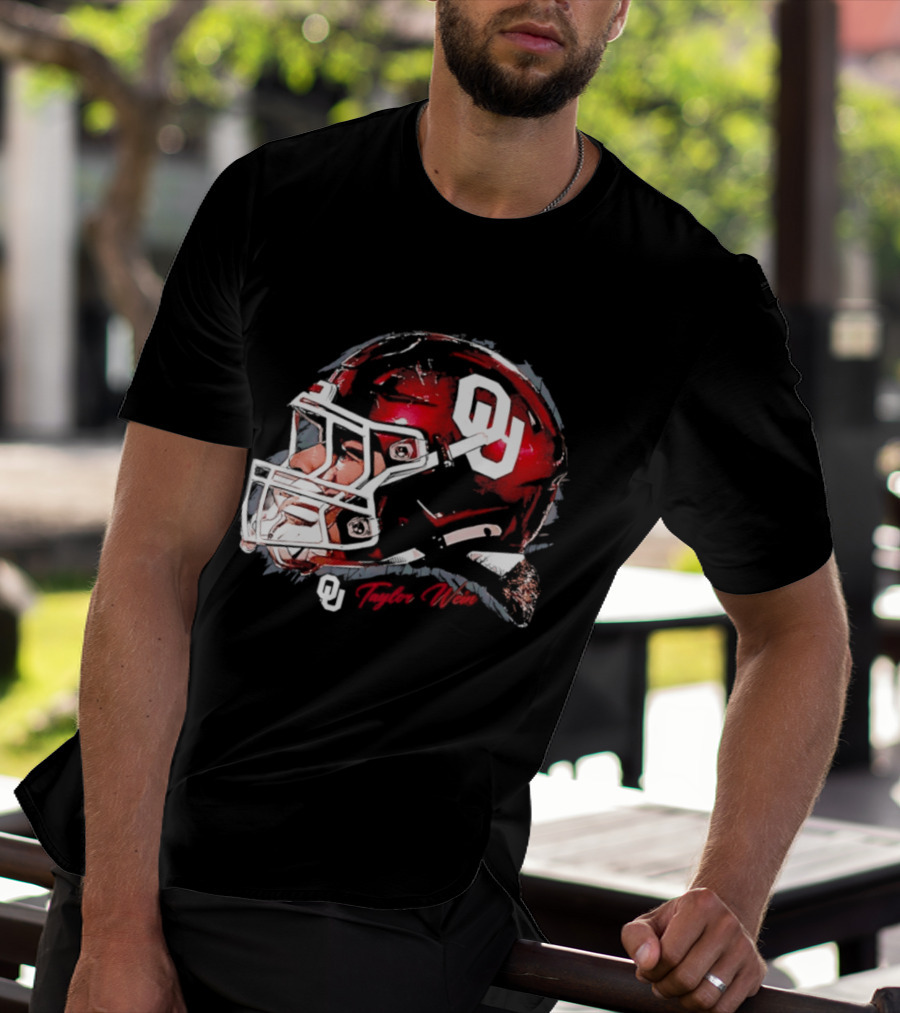 Oklahoma Sooners Football OU Helmet Taylor Wein T-Shirt
