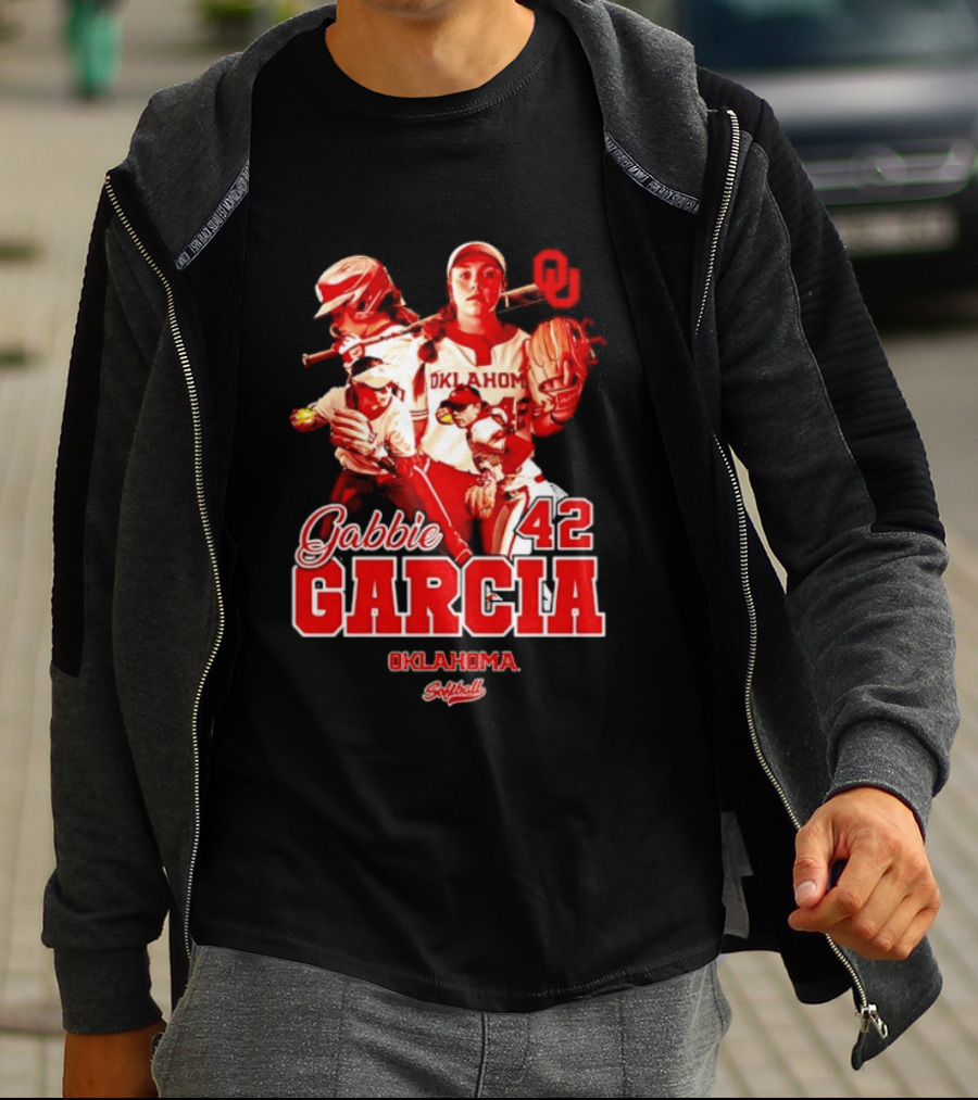 Gabbie Garcia Oklahoma Sooners Softball 42 Player Collage T-Shirt