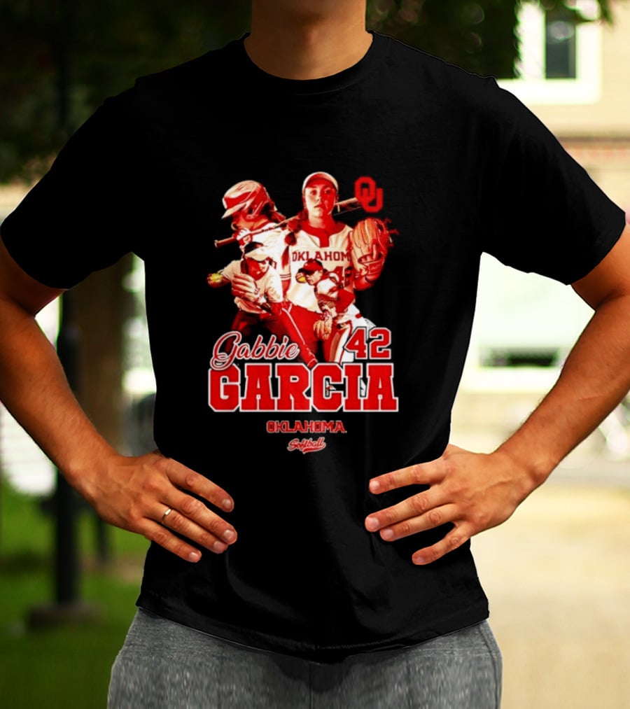 Gabbie Garcia Oklahoma Sooners Softball 42 Player Collage T-Shirt