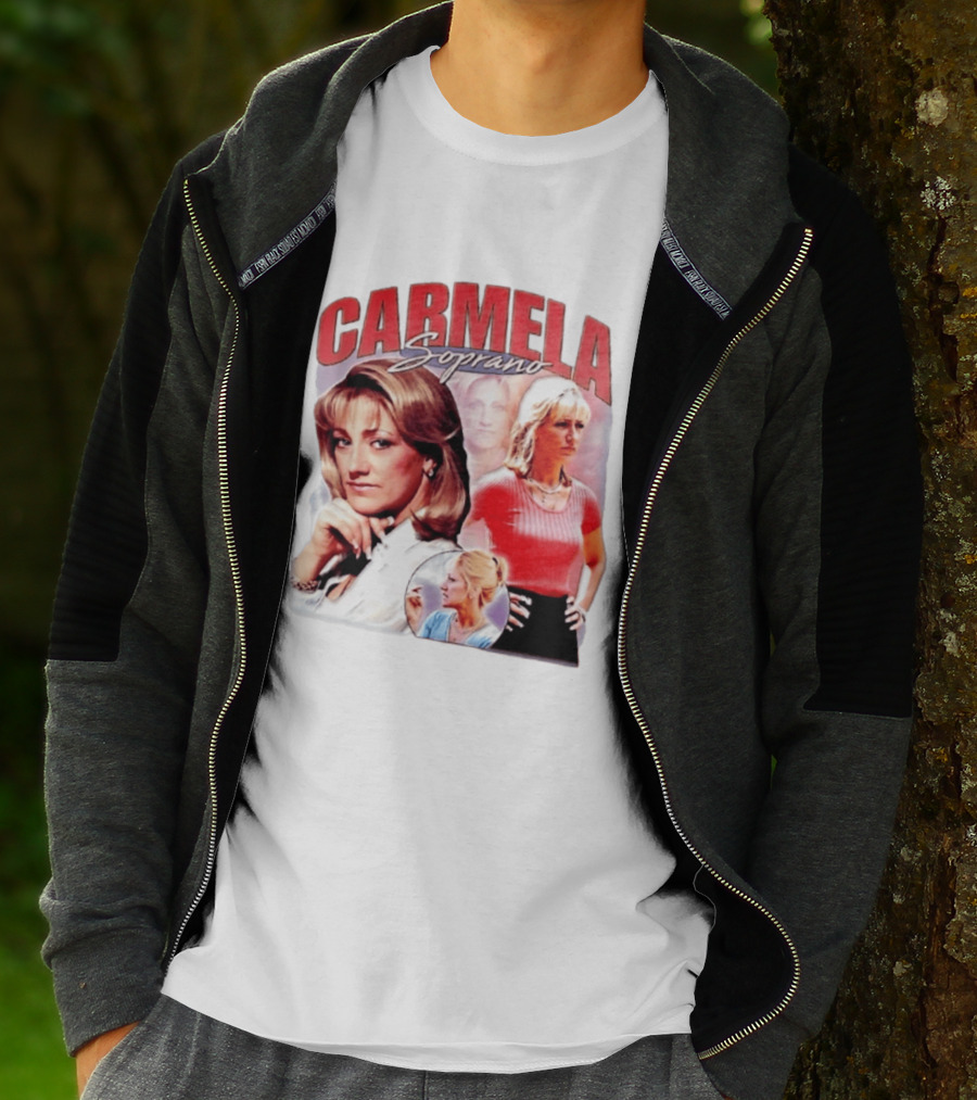 Carmela Soprano Character Collage T-Shirt