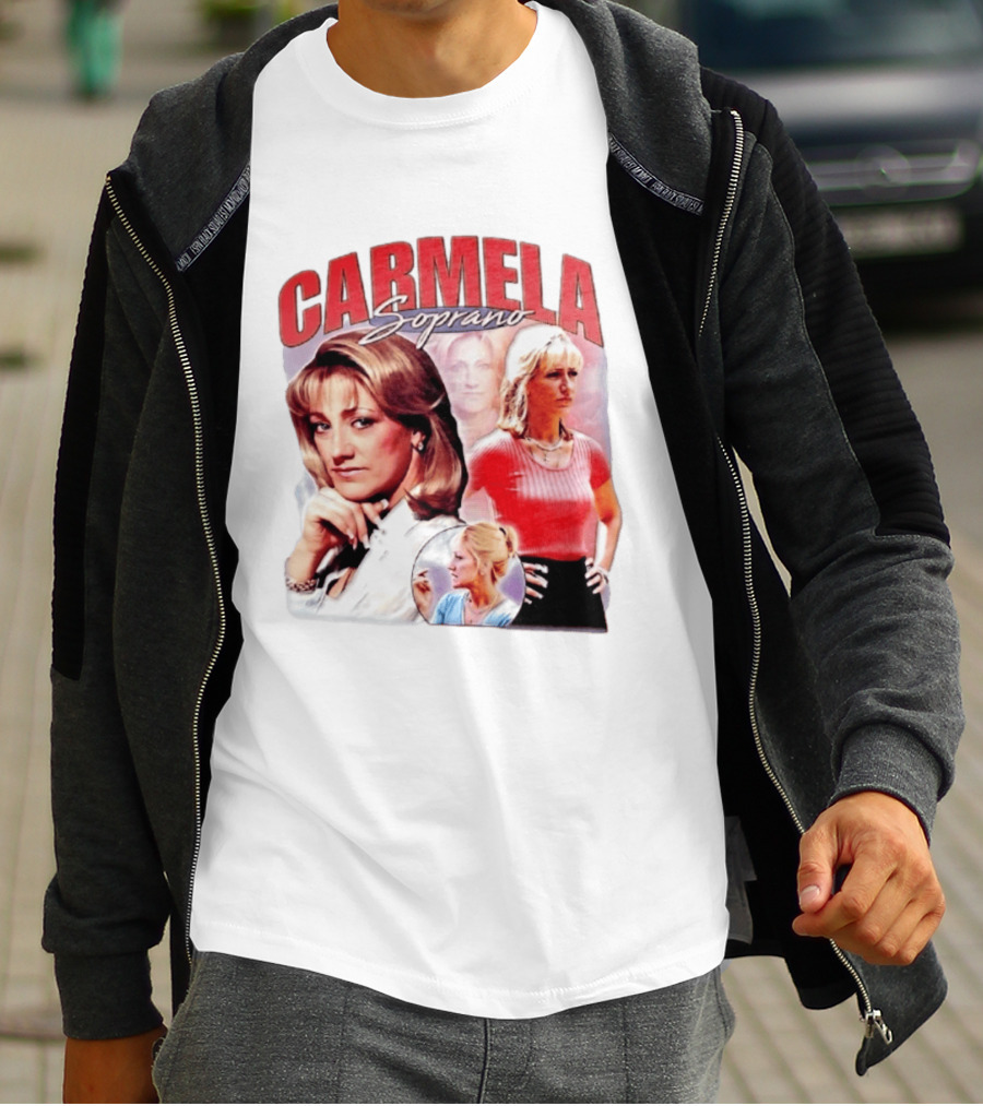 Carmela Soprano Character Collage T-Shirt